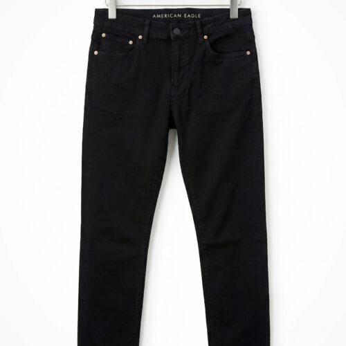 p3 American Eagle training Denim Jeans (Solid Black Denim)