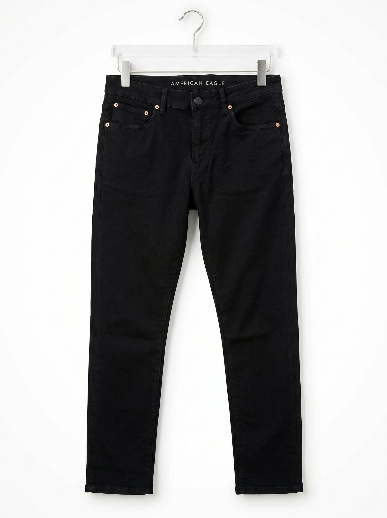 American Eagle training Denim Jeans (Solid Black Denim)